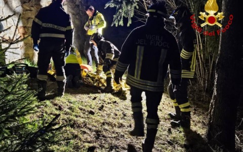 Infortunio a Temù, intervengono i Vigili del Fuoco