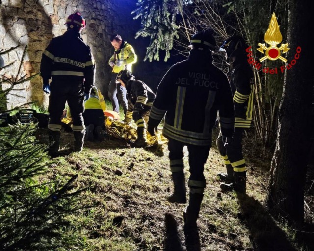 Infortunio a Temù, intervengono i Vigili del Fuoco