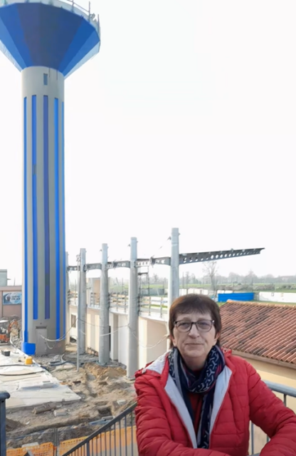 La torre piezometrica è una vera opera d’arte