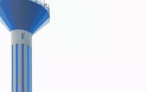 La torre piezometrica è una vera opera d’arte