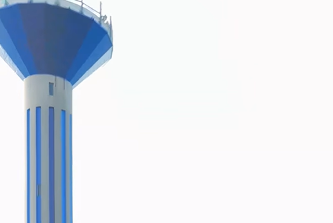 La torre piezometrica è una vera opera d’arte