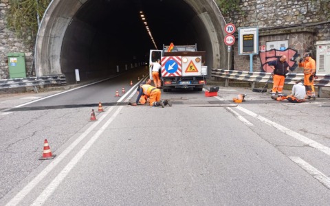 Sp510 Sebina: traffico deviato tra Marone e Sale Marasino