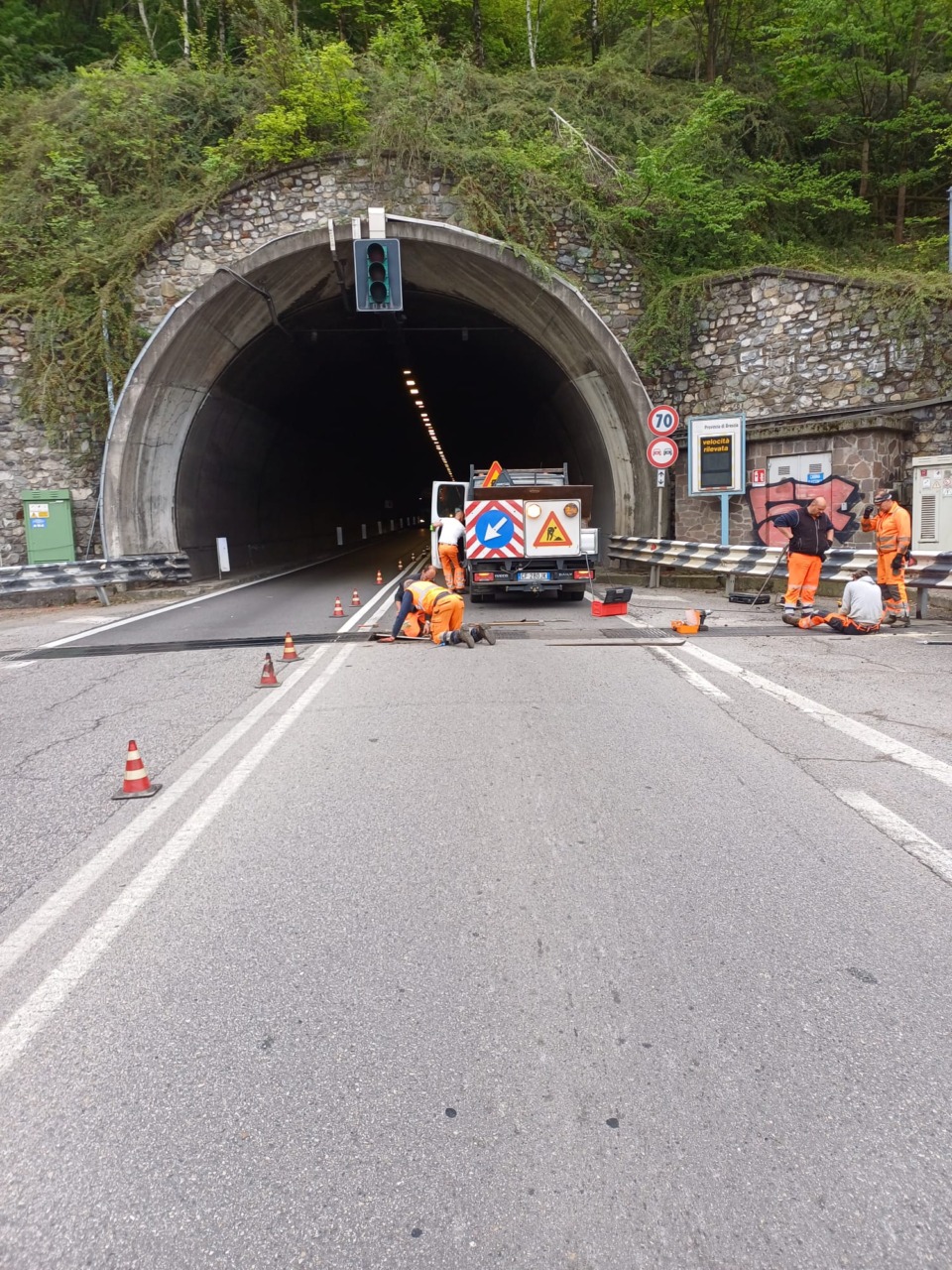 Sp510 Sebina: traffico deviato tra Marone e Sale Marasino