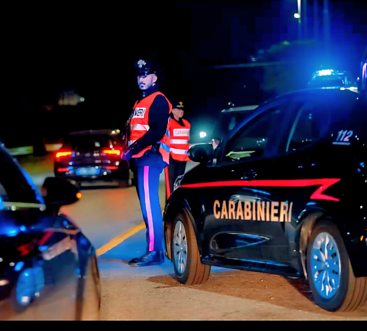 Colpito con il triangolo mobile d’emergenza durante una rissa