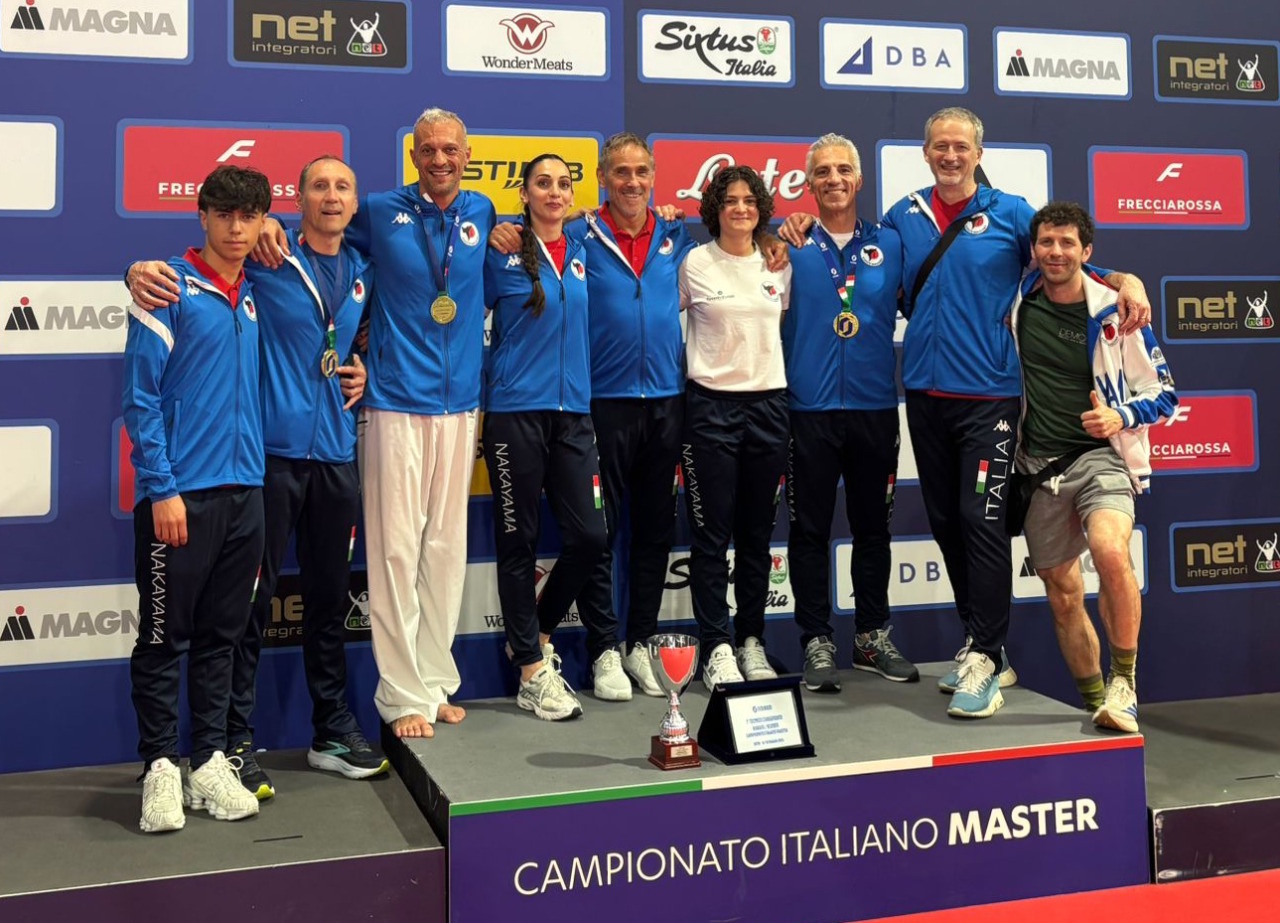 Campionati Italiani Master di Kumite: il Karate Nakayama di Rezzato primo in Italia