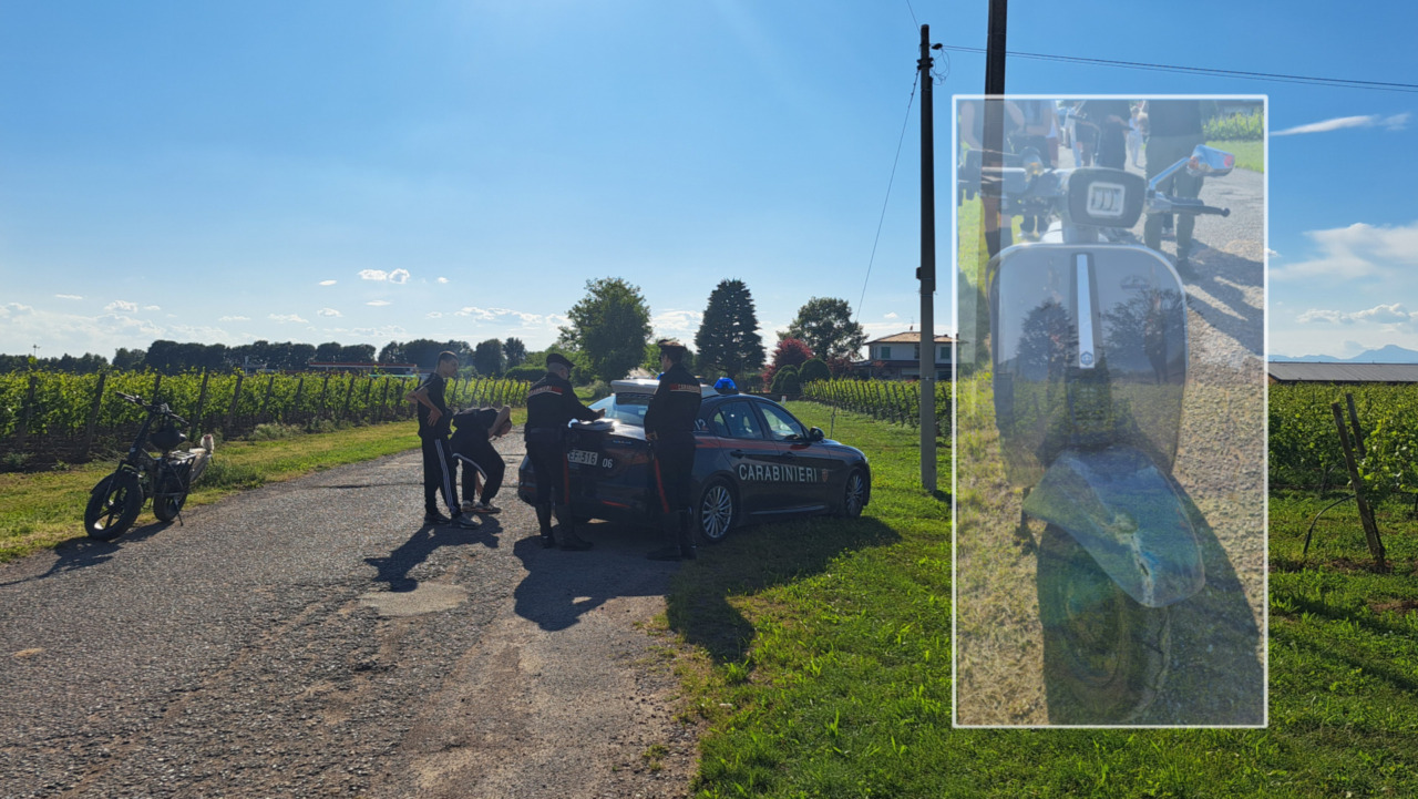 Cade in vespa sulla strada verso casa: grave un 23enne