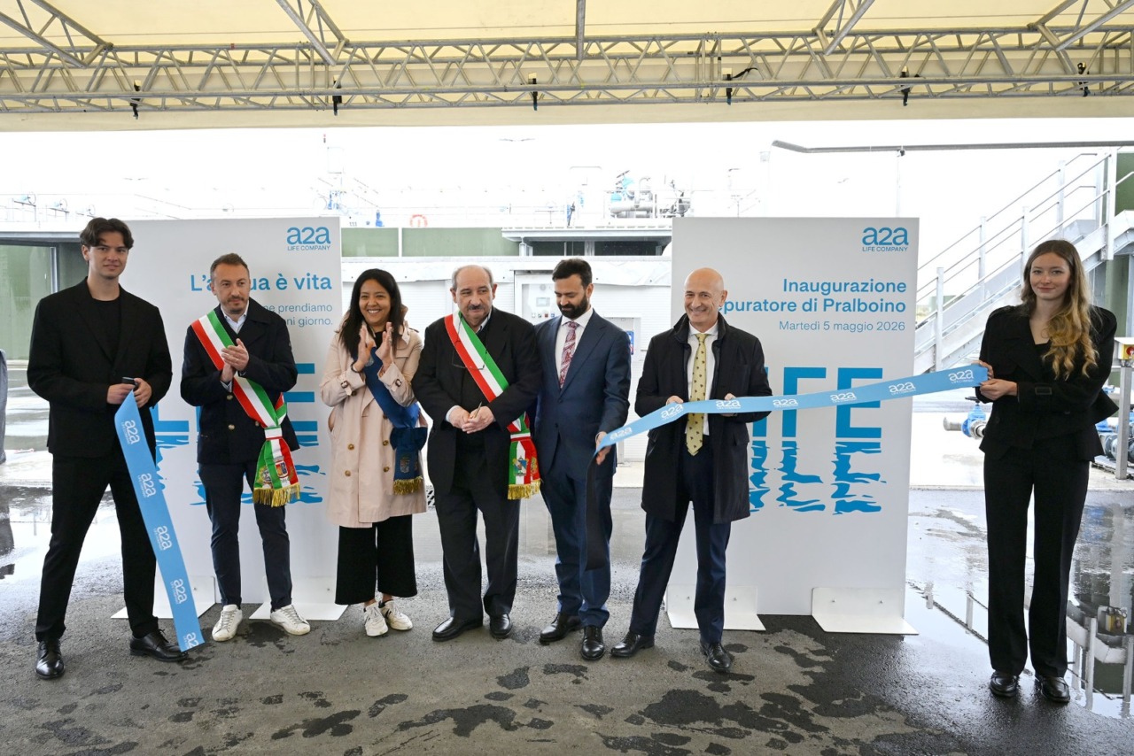 Pralboino: taglio del nastro per il nuovo depuratore