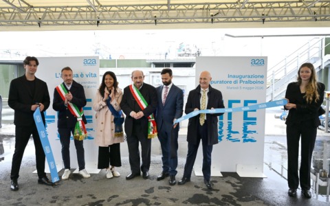 Pralboino: taglio del nastro per il nuovo depuratore