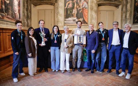 Volley Millenium Brescia in seria A1: in Loggia la consegna della Vittoria Alata