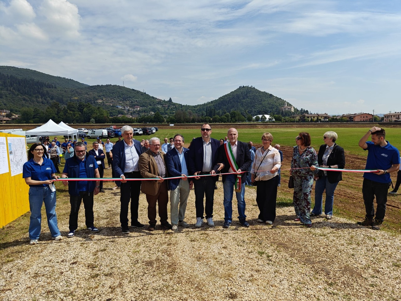 Nuvolento: inaugurata l’area di laminazione sul torrente Rudone