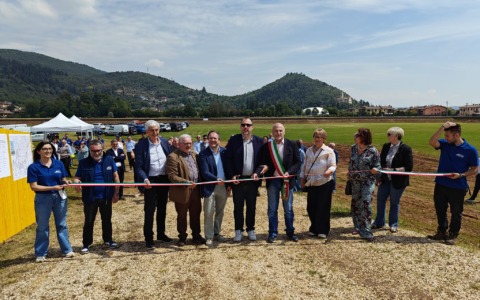 Nuvolento: inaugurata l’area di laminazione sul torrente Rudone