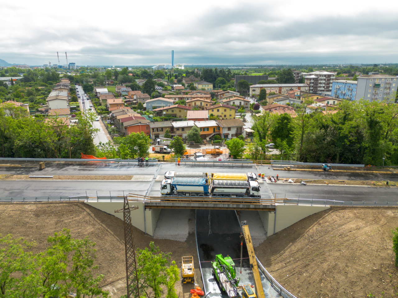 Ponte di via Labirinto – via Cozzaglio: terminate le prove di carico