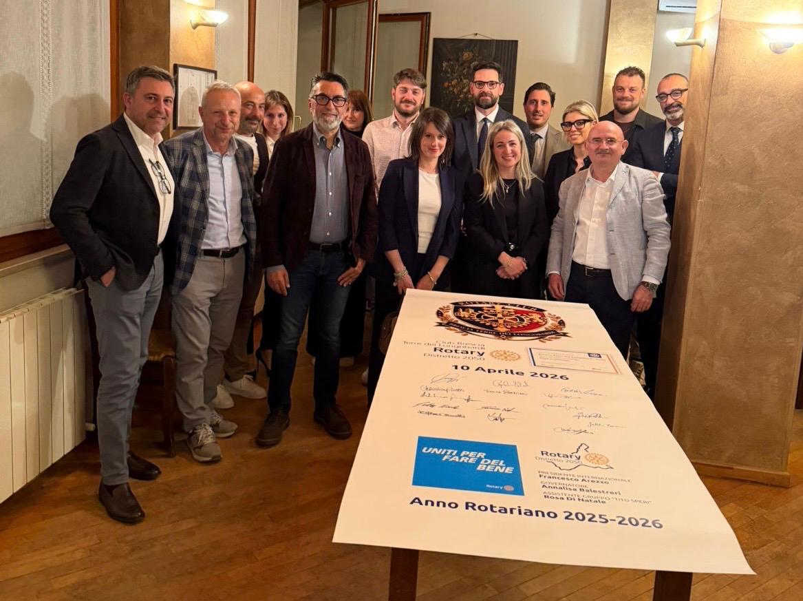 E’ nato ufficialmente  il Rotary Terre Longobardi