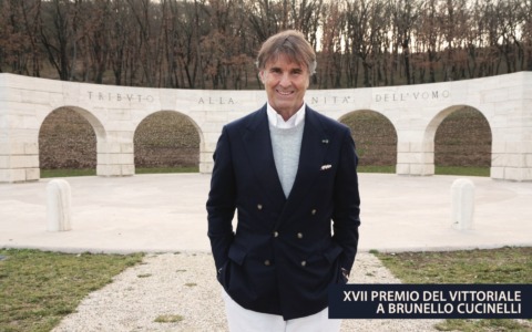 Brunello Cucinelli è il primo imprenditore al quale va il Premio del Vittoriale