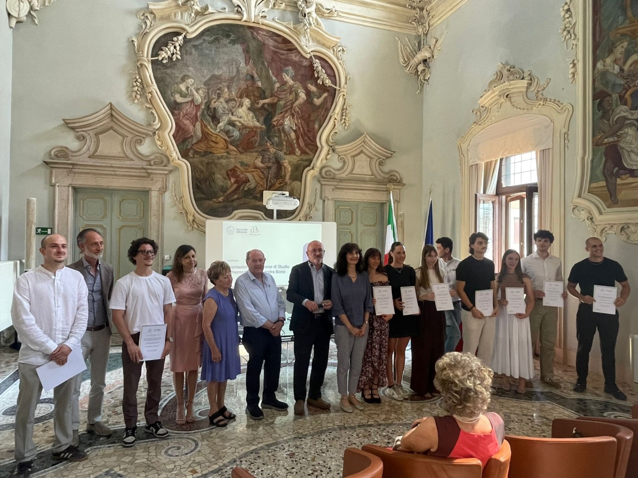 Fondazione Alessandra Bono e Università di Brescia: consegnate 10 borse di studio