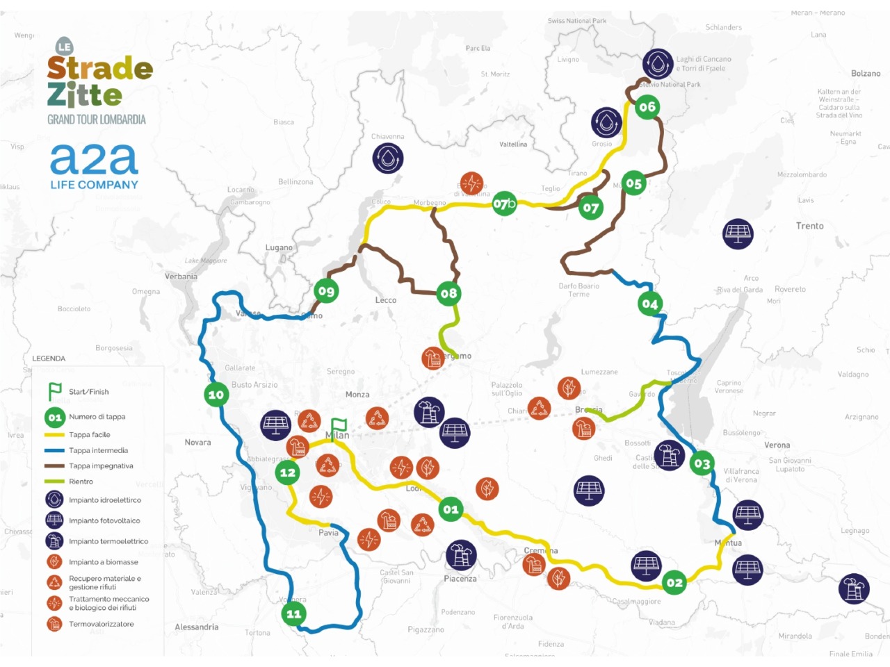 Giornata Mondiale della Bicicletta: nasce il Grand Tour della Lombardia by A2A