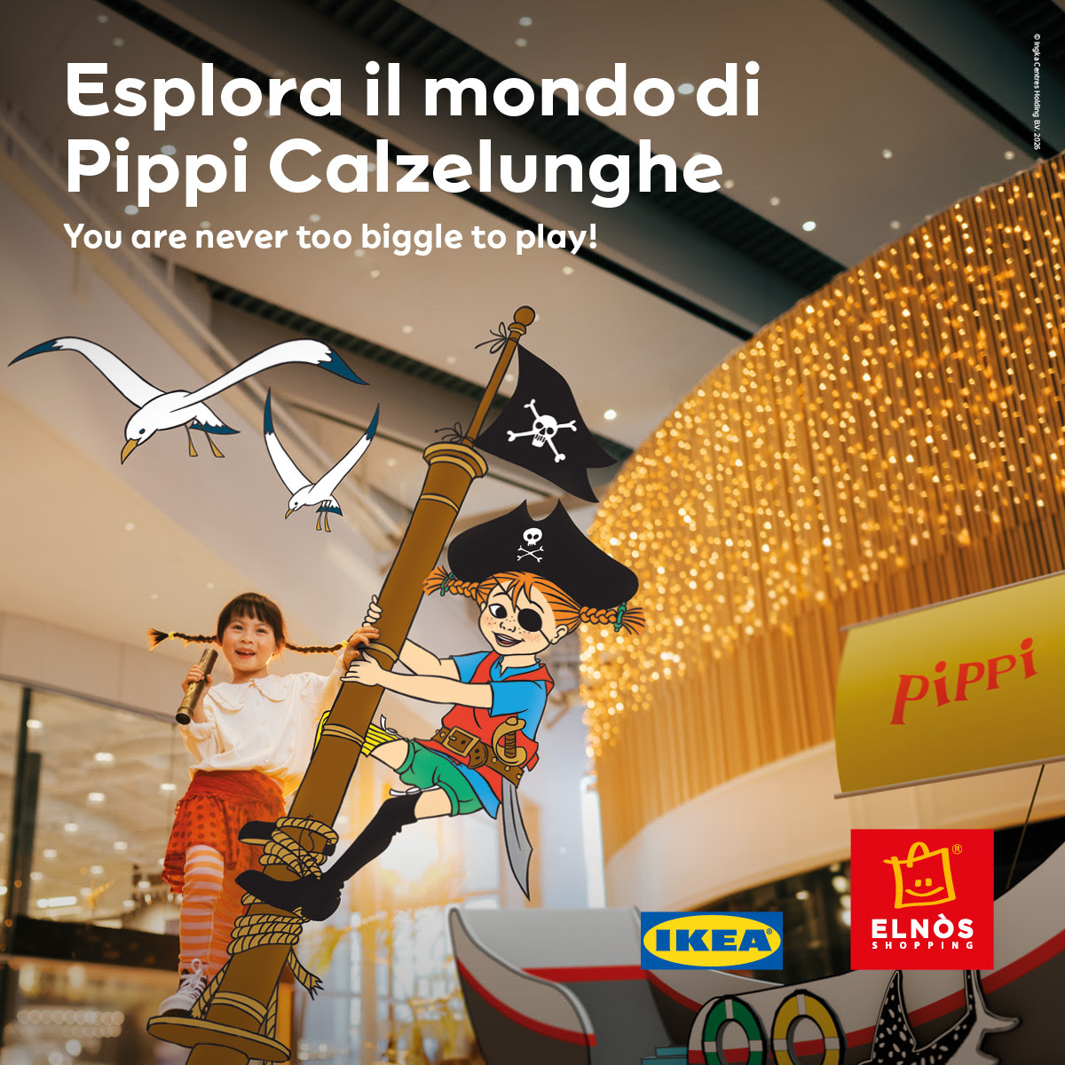 Pippi Calzelunghe a Elnòs Shopping Center