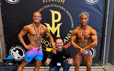 Il body builder Salvai si accaparra due titoli eccezionali in pochi giorni