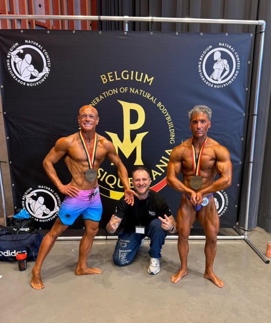 Il body builder Salvai si accaparra due titoli eccezionali in pochi giorni