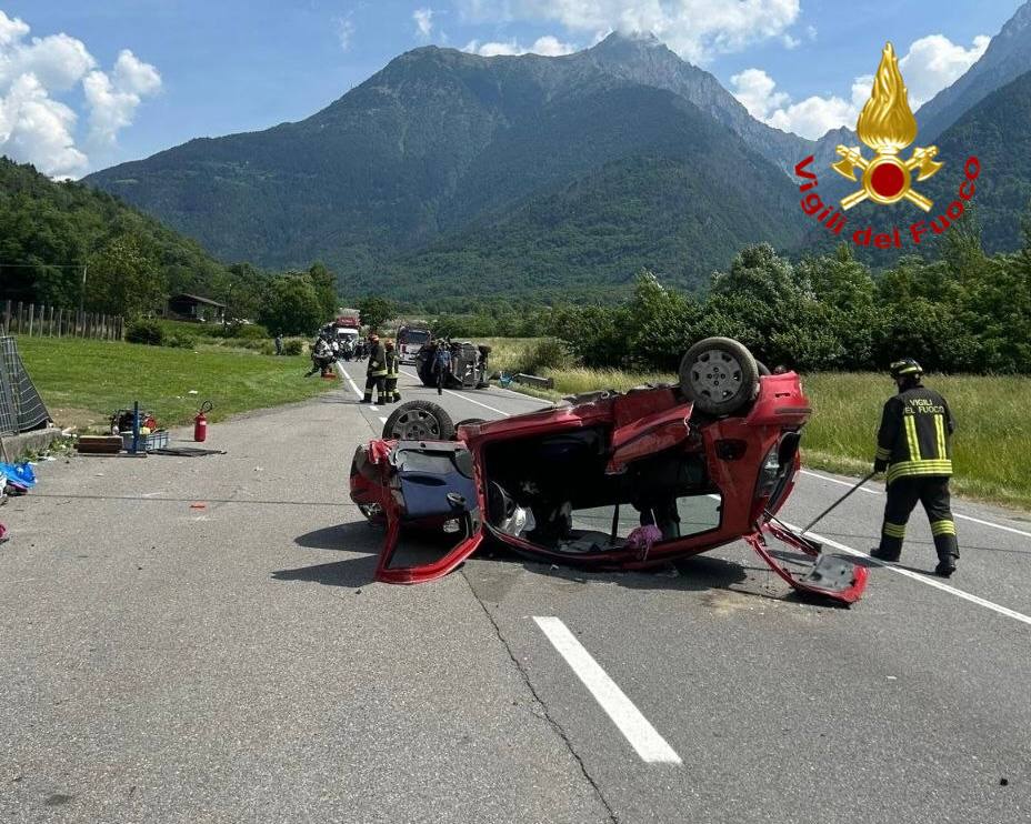 Sonico: incidente sulla SS42, chiusa al traffico