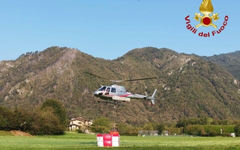 Tremosine sul Garda: divampa l’incendio nel bosco