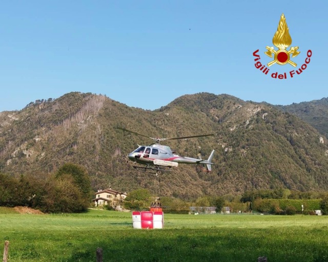 Tremosine sul Garda: divampa l’incendio nel bosco
