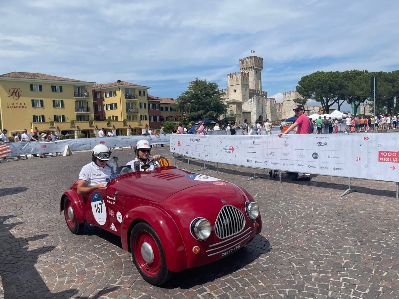 Tutto pronto per il passaggio della Mille Miglia a Sirmione
