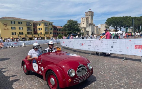 Tutto pronto per il passaggio della Mille Miglia a Sirmione