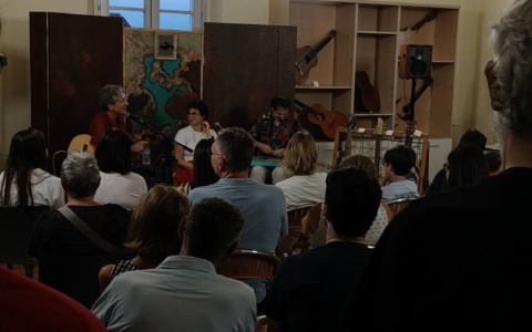 “Forme sonore”: grande successo per l’inaugurazione della mostra -concerto