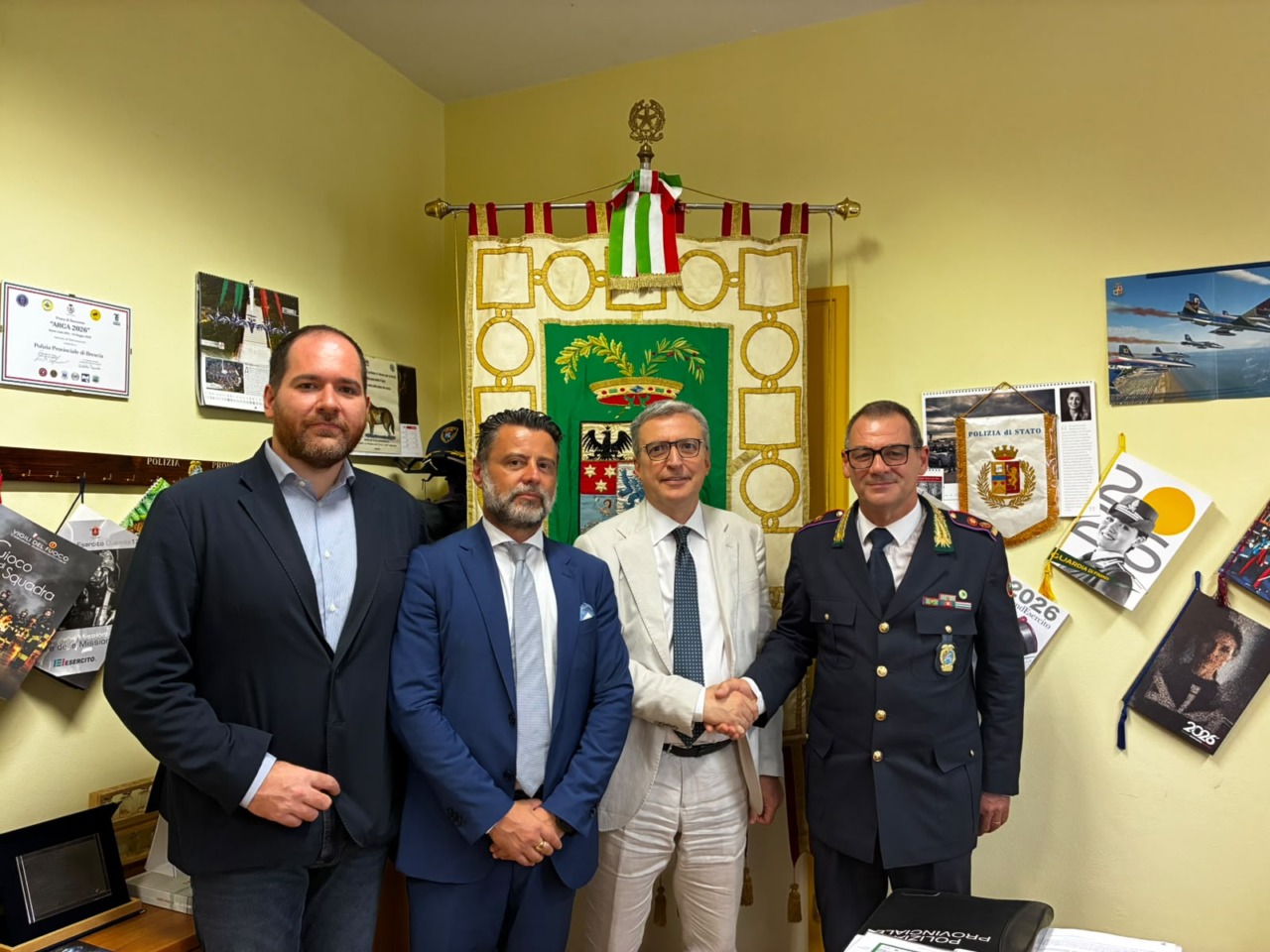 Comando Polizia Provinciale di Brescia, oggi in visita il prefetto Polichetti