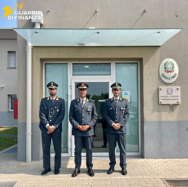 Guardia di Finanza di Rovato: cambio al vertice, alla guida il tenente Antonio Salerno