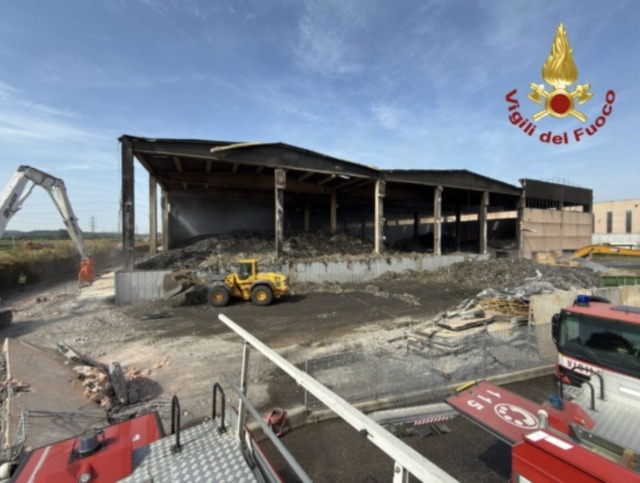 Incendio a Lonato: microinquinanti in progressiva diminuzione