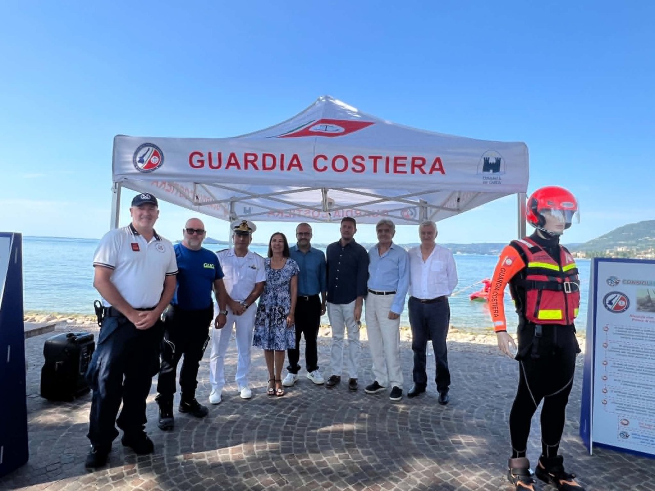 Toscolano Maderno, al Lido Azzurro l’iniziativa “Bandiera Blu: al lago in sicurezza”