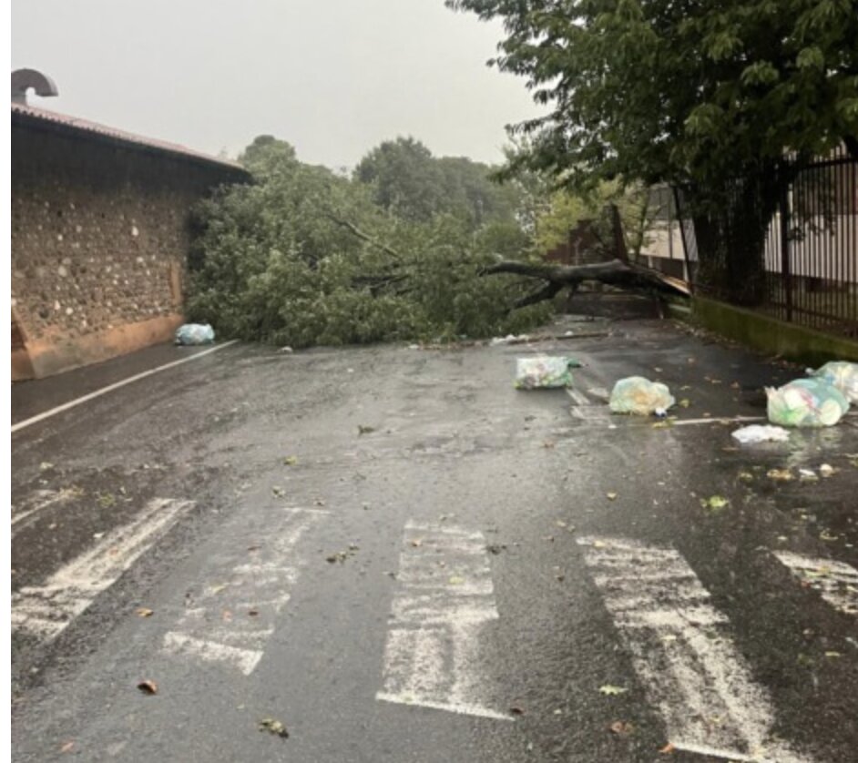 Maltempo nel Bresciano: quali sono le zone colpite