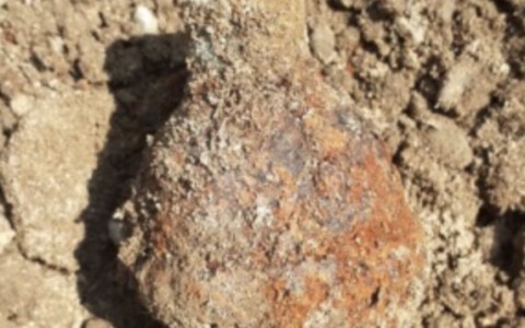 Ordigno della Seconda Guerra Mondiale trovato fuori dalla discarica a Castenedolo