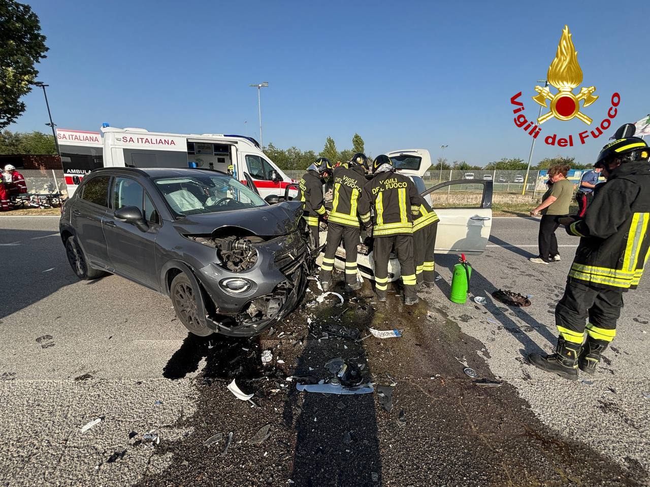 Ghedi: frontale fra due auto