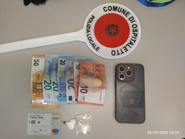 Ospitaletto, con la droga in auto e positivo alla cocaina: denunciato un 33enne
