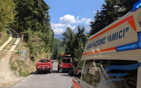 Monno: si sente male in località Le Olte, l’intervento dei Vigili del Fuoco