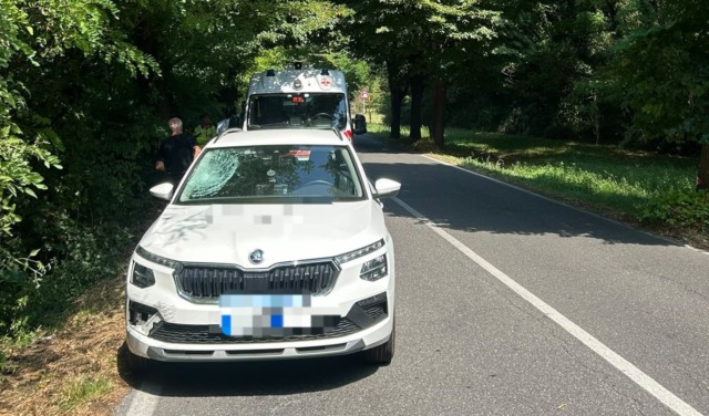 Ciclista investita da un’auto a Provaglio: in ospedale una 46enne