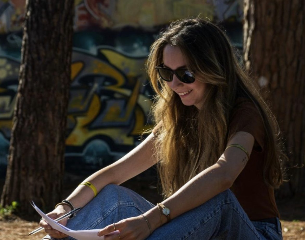 Anna Cadioli sul set di Mel Gibson