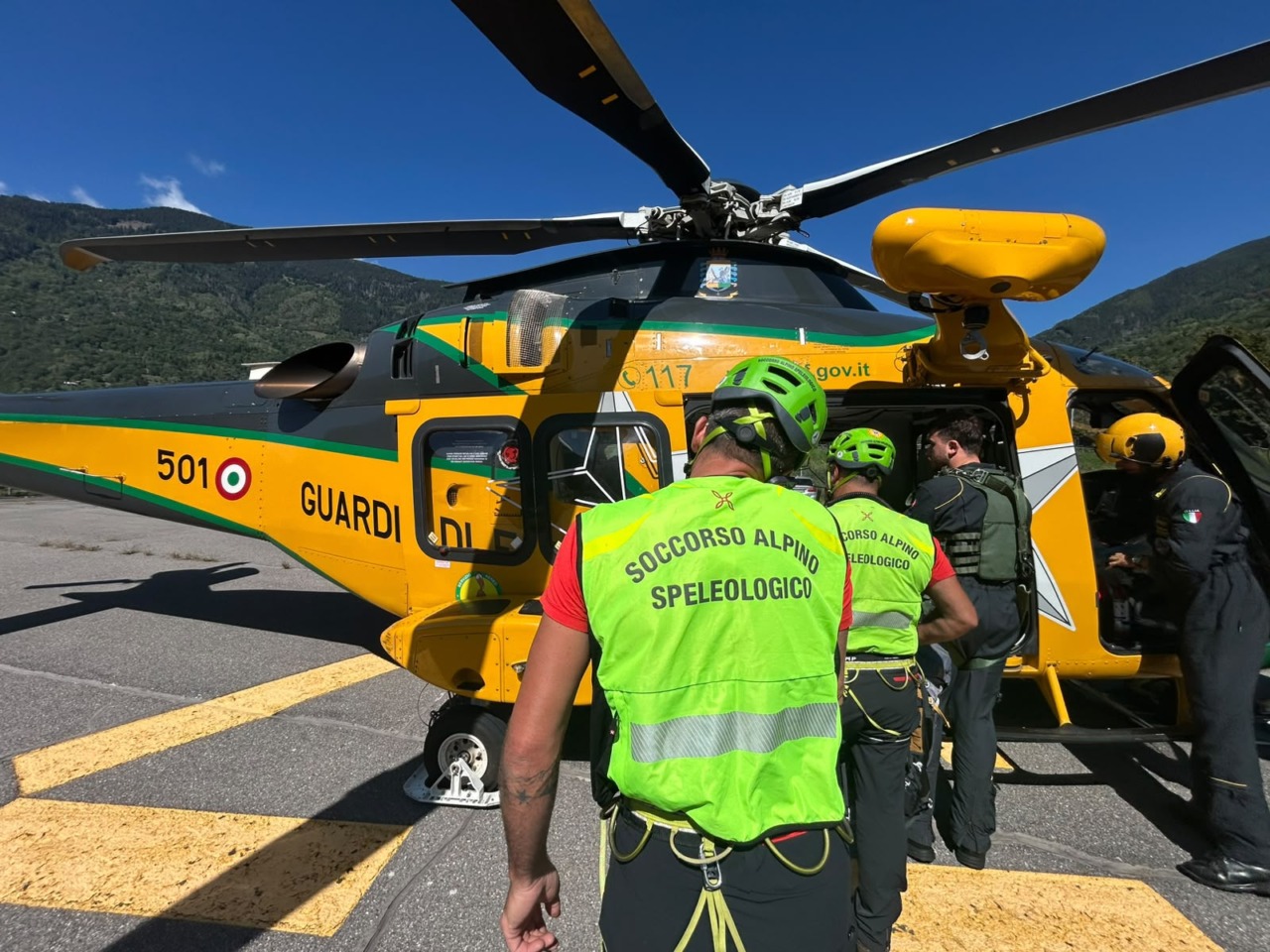 Edolo: esercitazione regionale per il Soccorso Alpino e Speleologico lombardo