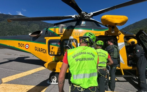 Edolo: esercitazione regionale per il Soccorso Alpino e Speleologico lombardo