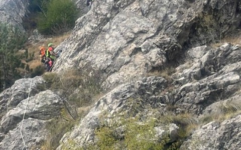 Ferrata Nasego: 41enne si infortuna a oltre 1.150 metri di quota