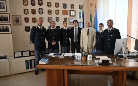 Questura di Brescia: Sartori accoglie due nuovi dirigenti e quattro nuovi funzionari
