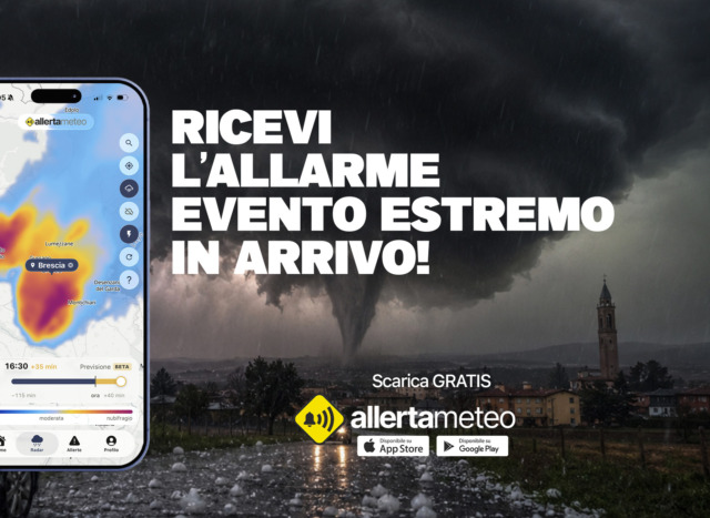 L’app gratuita che salva da eventi meteo violenti è bresciana: si chiama AllertaMeteo