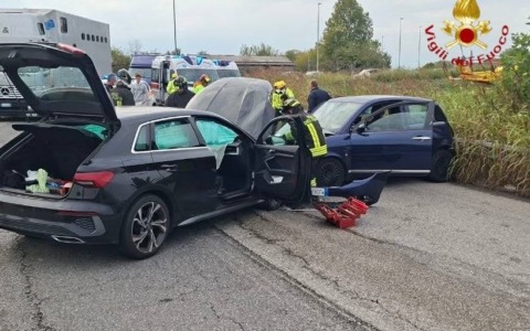 Manerbio: scontro tra auto, tra i coinvolti anche un bimbo di 5 anni