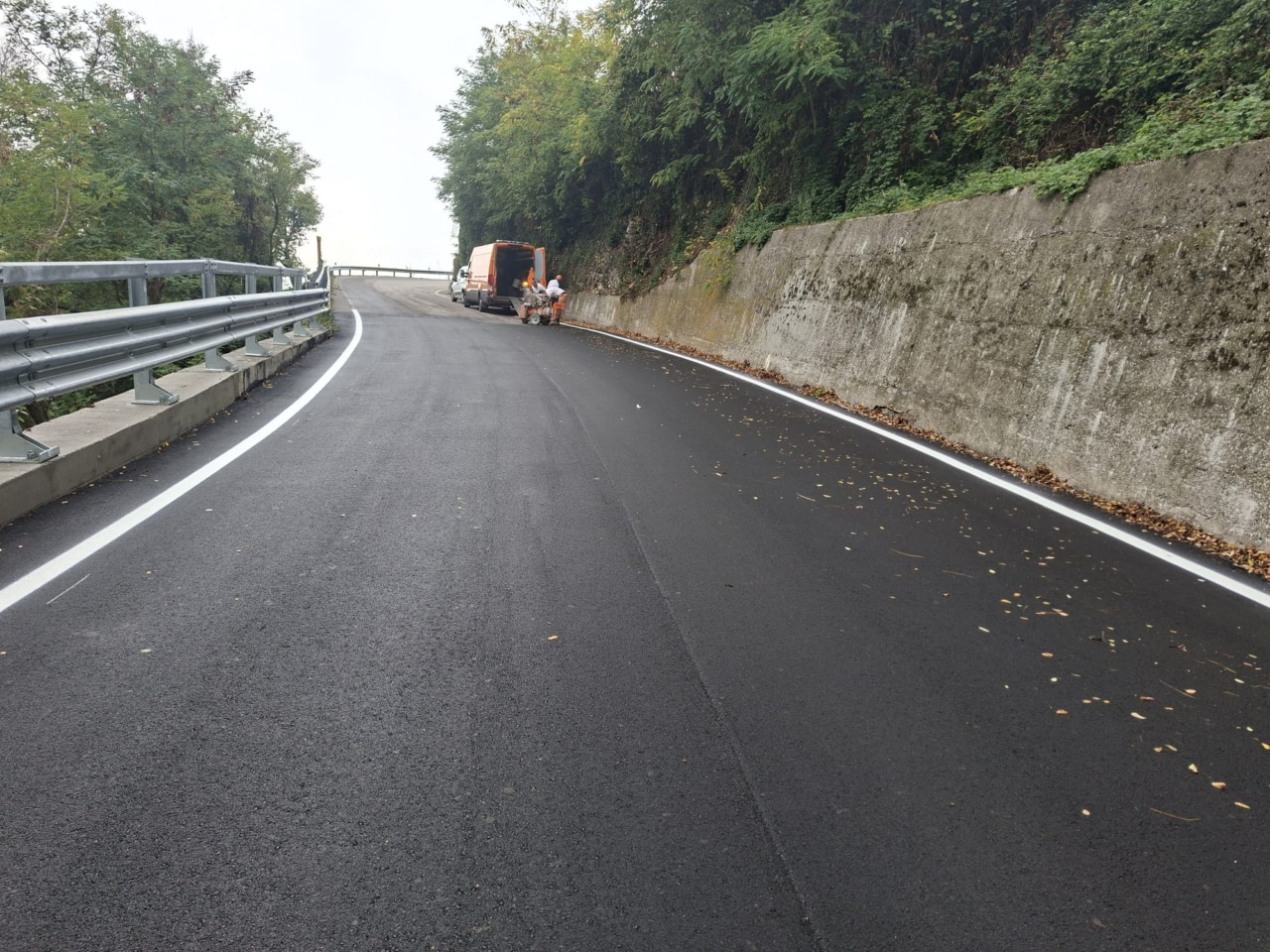 Sp10 Brescia-Brione-Polaveno: conclusi i lavori di consolidamento