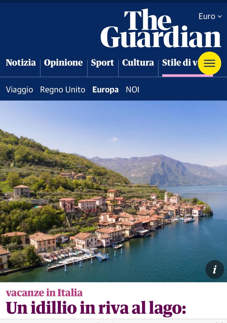 The Guardian: la testata britannica racconta Monte Isola e il Sebino