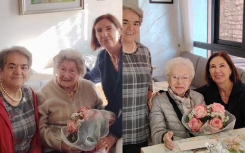 Toscolano Maderno in festa per Giannina e Maria di 100 e 101 anni