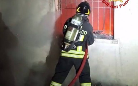 Trenzano: fiamme all’interno di un’abitazione